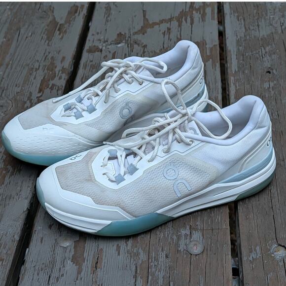 On Cloud The Roger Clubhouse Pro White Ice Blue Men\'s Size 10.5 Tennis Sneakers main image 5